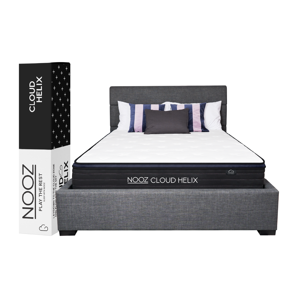 ที่นอนยางพารา 3.5 ฟุต NOOZ CLOUD HELIX เสริมพ็อกเก็ตสปริง_0